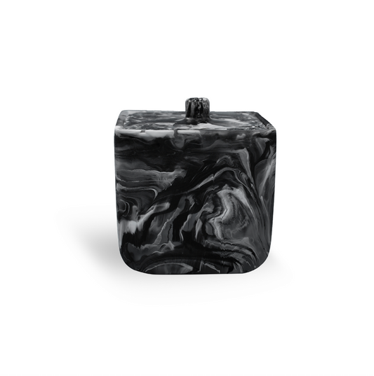 Bathroom Square Lidded Box - Black Friday Sale