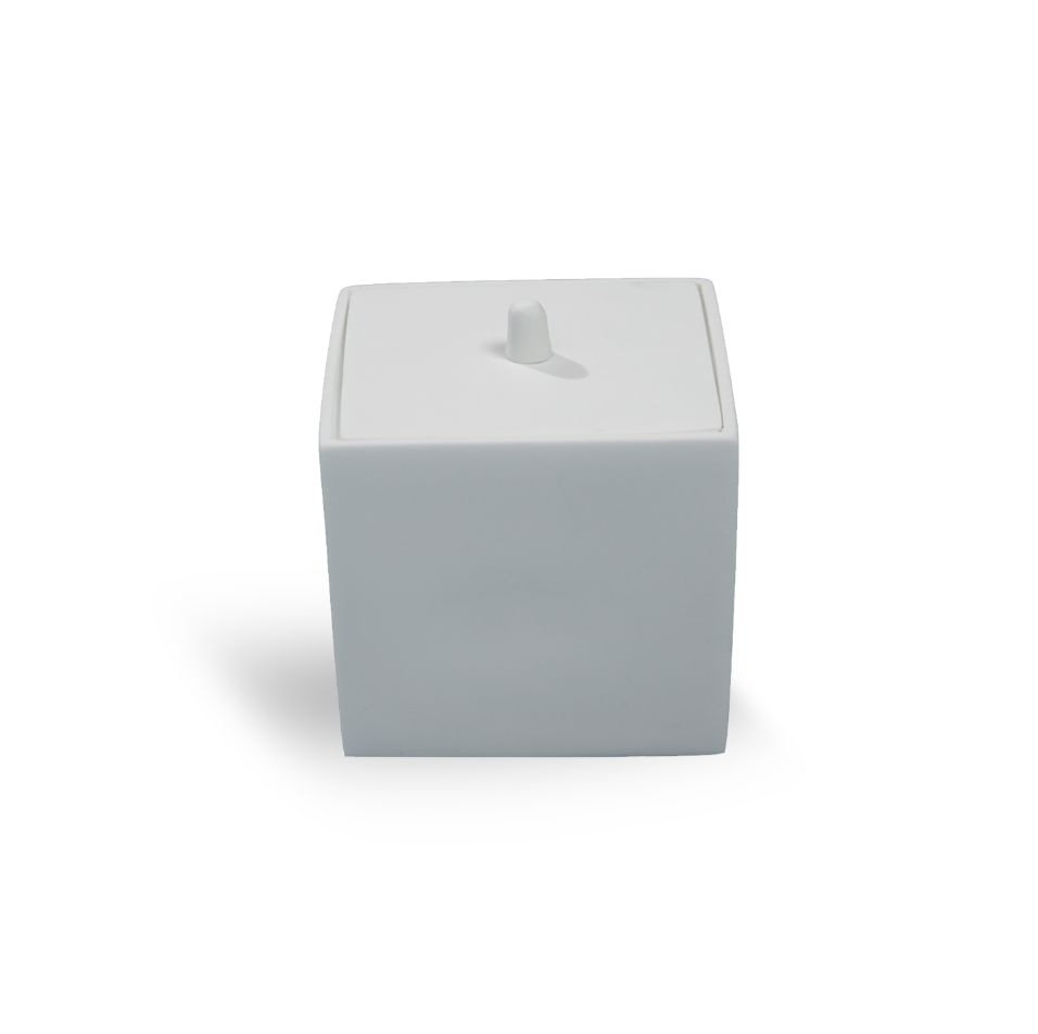 Bathroom Square Lidded Box - Black Friday Sale